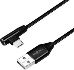 LogiLink Kaapeli USB-A - USB-C, 0,3m CU0137 CU0137 hinta ja tiedot | Logilink Puhelimet, älylaitteet ja kamerat | hobbyhall.fi