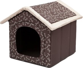 Talo-pesä Hobbydog R3 tassut, 52x46x53 cm, ruskea hinta ja tiedot | Pedit ja pesät | hobbyhall.fi