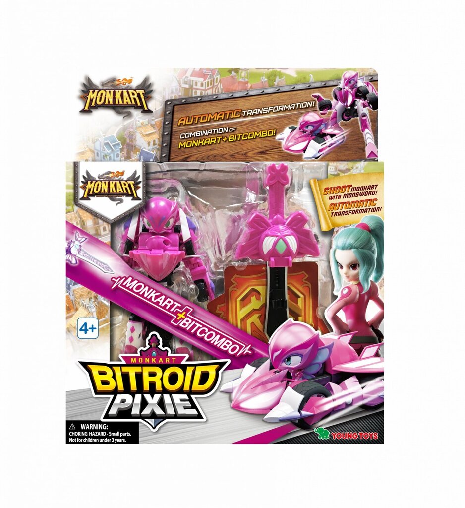 Figuuri Transformers Monkart Bitroid Pixie hinta ja tiedot | Poikien lelut | hobbyhall.fi