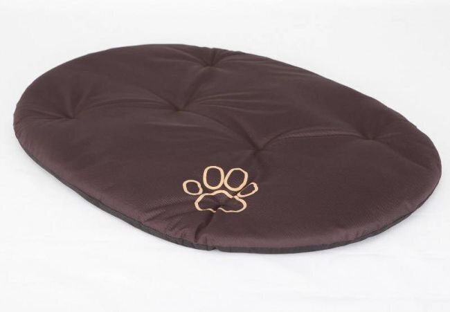 Hobbydog soikea tyyny Dark Brown, R4, 66x51 cm hinta ja tiedot | Pedit ja pesät | hobbyhall.fi