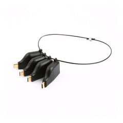 Deltaco USBC-AR1, USB-C, DisplayPort, VGA, HDMI hinta ja tiedot | Deltaco Kodinkoneet ja kodinelektroniikka | hobbyhall.fi
