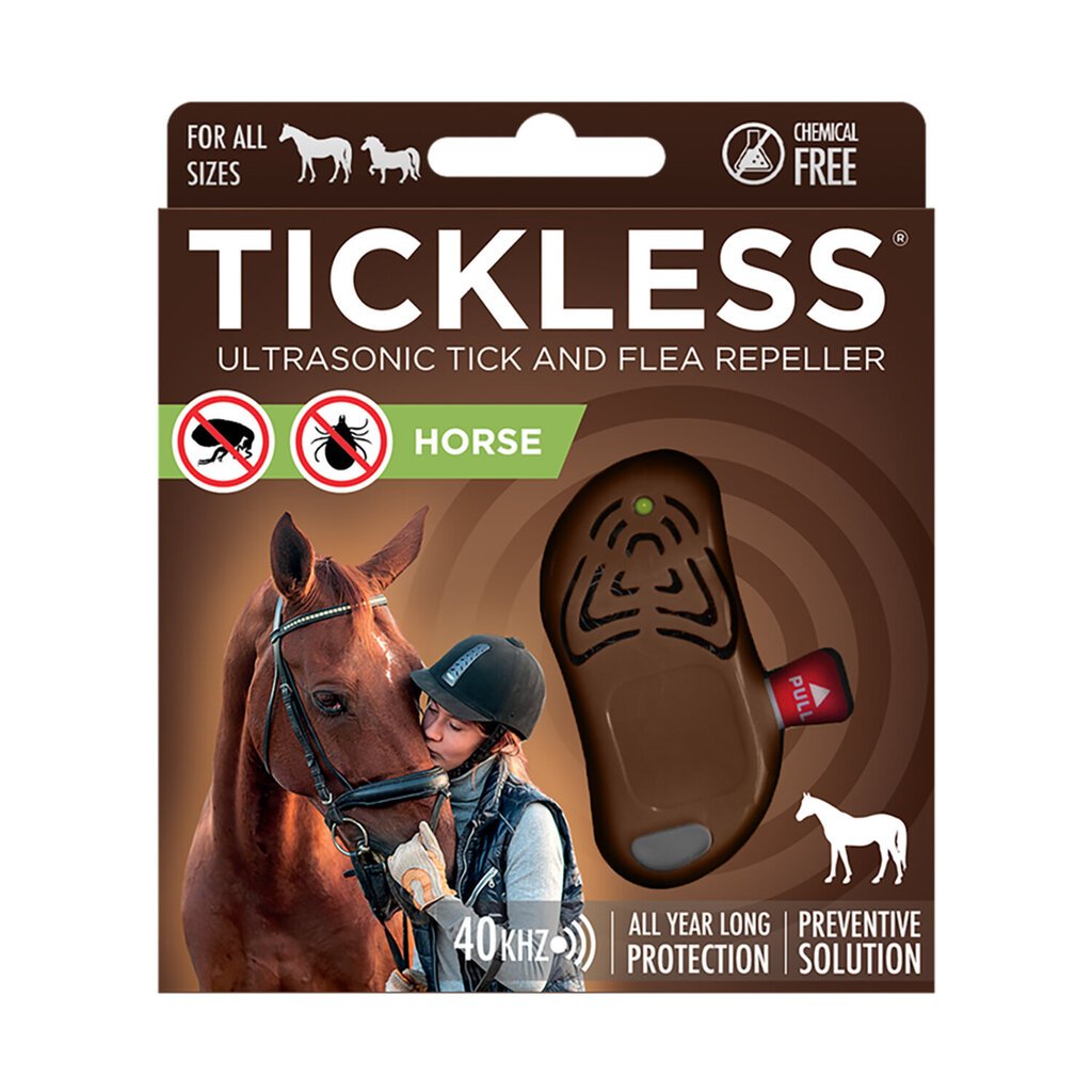 TickLess Horse ultraääniriipus punkkeja ja kirppuja vastaan hinta ja tiedot | Kotieläintarvikkeet | hobbyhall.fi