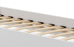 Sänky ADRK Furniture Pepe Plane, 140x70 cm, valkoinen hinta ja tiedot | Lastensängyt | hobbyhall.fi