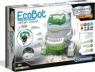 Rakennettava imurirobotti EcoBot -robotti - Clementoni 50061 hinta ja tiedot | Poikien lelut | hobbyhall.fi