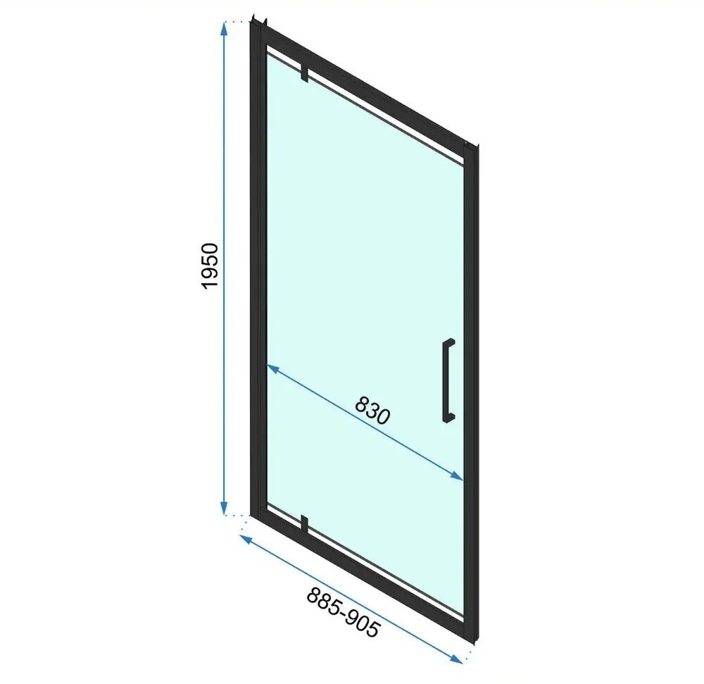 Suihkukaappi REA Rapid Swing Gold, 90x80,90,100 cm hinta ja tiedot | Suihkukaapit ja suihkunurkat | hobbyhall.fi