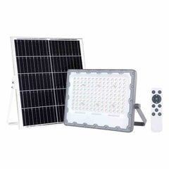 Eko-Light Fokus 100W 1300lm 6000K aurinkoenergialla toimiva valaisin, jossa on aurinkopatruuna hinta ja tiedot | Puutarha- ja ulkovalot | hobbyhall.fi