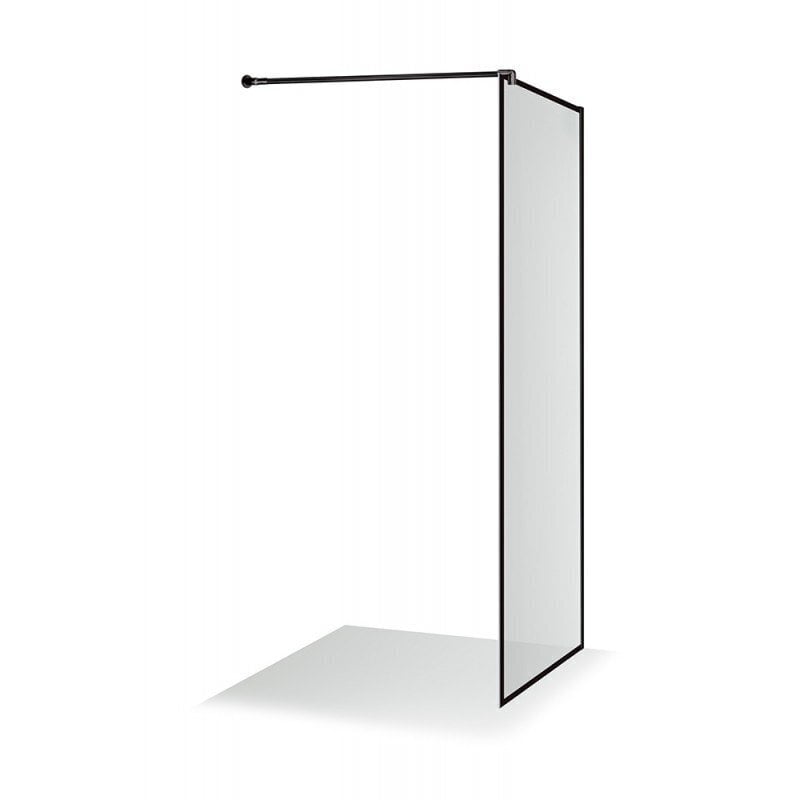 Teollinen suihkuseinä Brasta Glass Ema Nero Frame, 1000x2000 mm hinta ja tiedot | Suihkuseinät ja -ovet | hobbyhall.fi