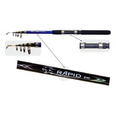 Teleskooppivapa Fish2Fish Short Sininen 1,8 m 10-40g hinta ja tiedot | Fish2fish Urheilu ja vapaa-aika | hobbyhall.fi