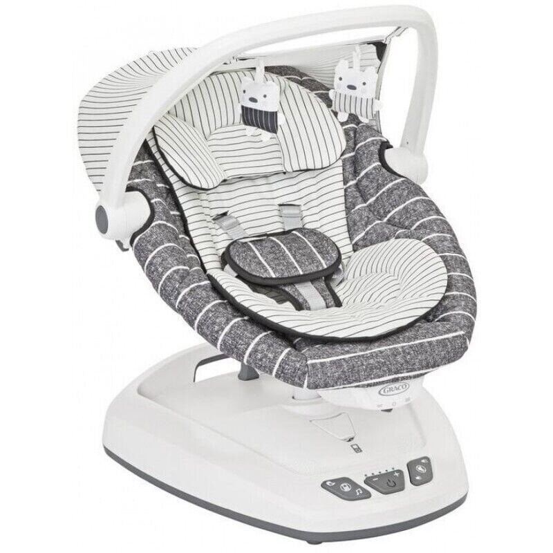 Graco Swing kudottu sänky, tummanharmaan värinen hinta ja tiedot | Sitterit | hobbyhall.fi