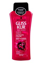Schwarzkopf Gliss Kur Ultimate Color shampoo värjätyille hiuksille 400 ml hinta ja tiedot | Shampoot | hobbyhall.fi