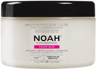 Noah väriä suojaava hiusnaamio värjätyille hiuksille 500 ml hinta ja tiedot | Naamiot, öljyt ja seerumit | hobbyhall.fi