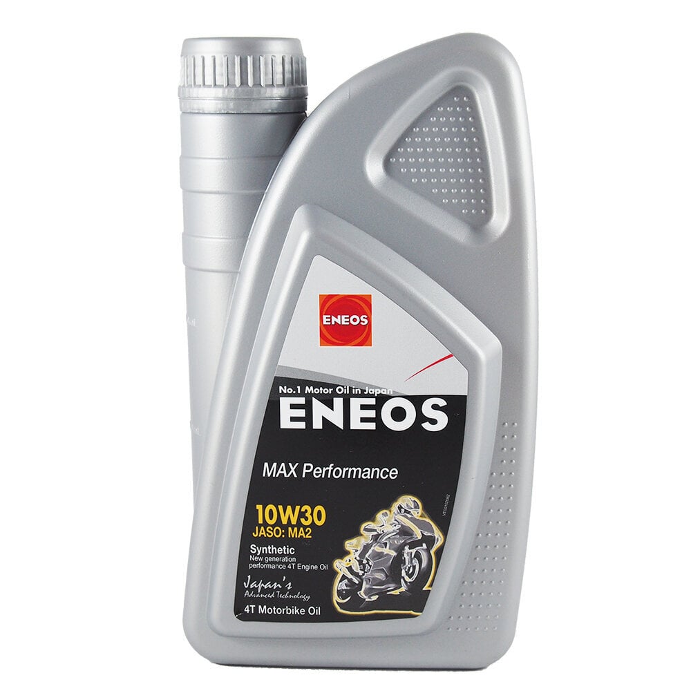ENEOS MAX Performance -moottoriöljy, 10W30, 4 litraa hinta ja tiedot | Moottoriöljyt moottoripyörille | hobbyhall.fi