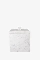 Q-Bath Pure Natural -vanulapputeline, 12,5 x 10 x 10 cm, valkoinen / harmaa hinta ja tiedot | Kylpyhuoneen sisustus | hobbyhall.fi