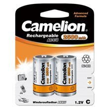 Camelion ladattavat paristot Ni-MH, C/HR14, 2500 mAh, 2 kpl hinta ja tiedot | Paristot | hobbyhall.fi