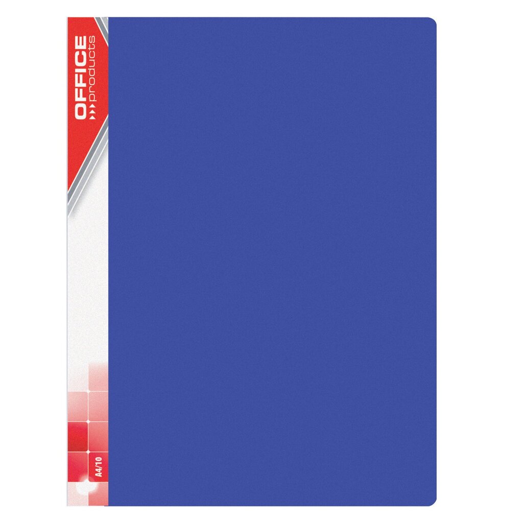 Office Products kansio 20 taskulla, A4, sininen hinta ja tiedot | Toimistotarvikkeet | hobbyhall.fi