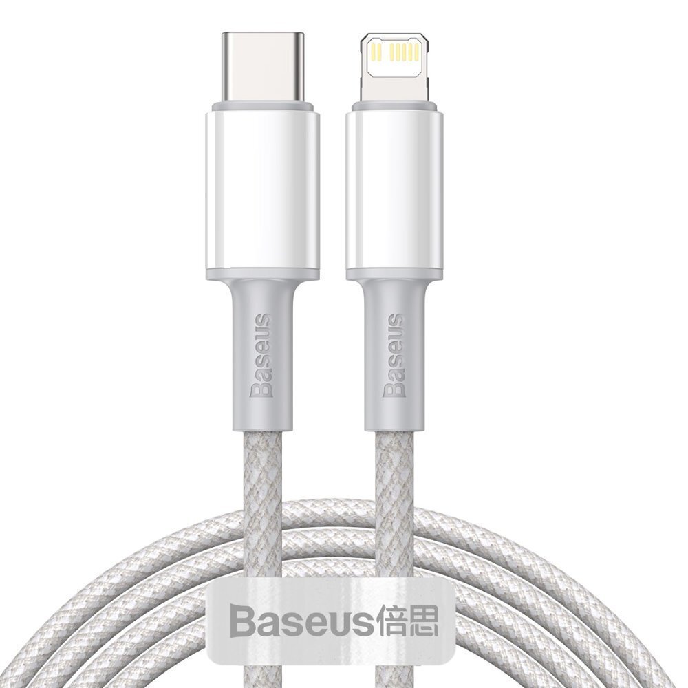 Baseus Kaapeli USB Type C - Lightning 20 W 2 m 6953156231955 hinta ja tiedot | Puhelinkaapelit | hobbyhall.fi