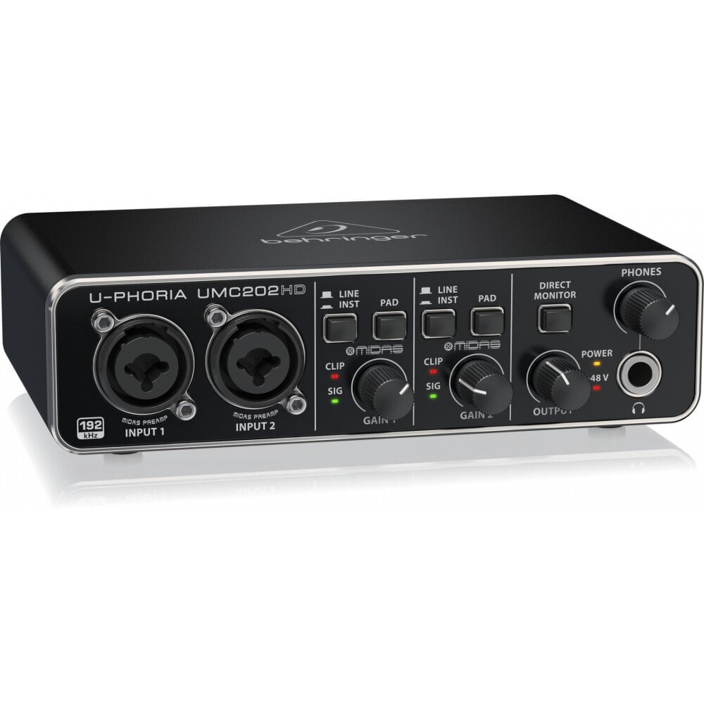 Behringer UMC202HD hinta ja tiedot | Äänikortit | hobbyhall.fi