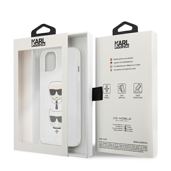 Karl Lagerfeld KLHCP13SKCTUGLS -suojakuori iPhone 13 Pro mini 5,4” -puhelimelle hinta ja tiedot | Puhelimen kuoret ja kotelot | hobbyhall.fi