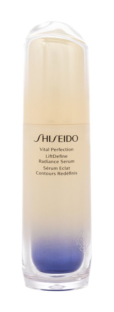 Kasvoseerumi Shiseido LiftDefine Radiance 40 ml hinta ja tiedot | Kasvoöljyt ja seerumit | hobbyhall.fi