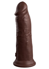 KCE 8 dual density dildo, ruskea hinta ja tiedot | Dildot | hobbyhall.fi