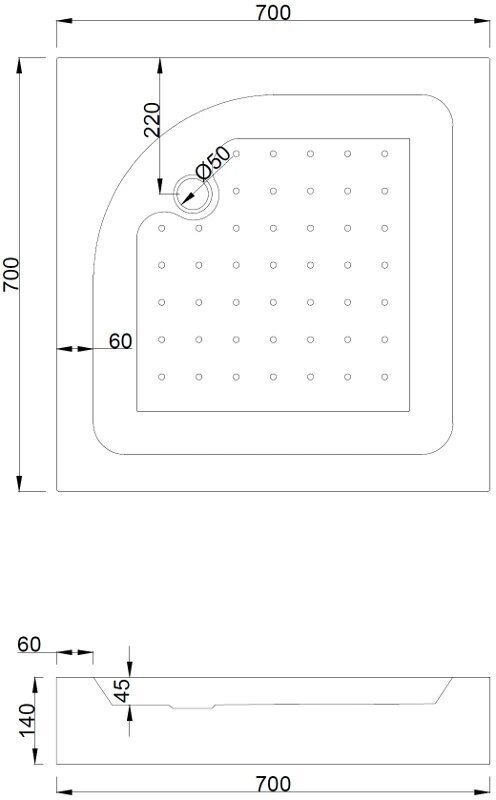 Suihkukaappi Mexen Rio alustalla ja sifonilla, 70x70,80x80,90x90cm, matta hinta ja tiedot | Suihkukaapit ja suihkunurkat | hobbyhall.fi