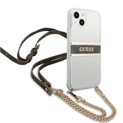 Guess GUHCP13SKC4GBGO, iPhone 13 mini -puhelimeen, läpinäkyvä hinta ja tiedot | Puhelimen kuoret ja kotelot | hobbyhall.fi