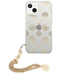 Guess GUHCP13SKSPEGO, sopii iPhone 13 mini, kultainen hinta ja tiedot | Puhelimen kuoret ja kotelot | hobbyhall.fi