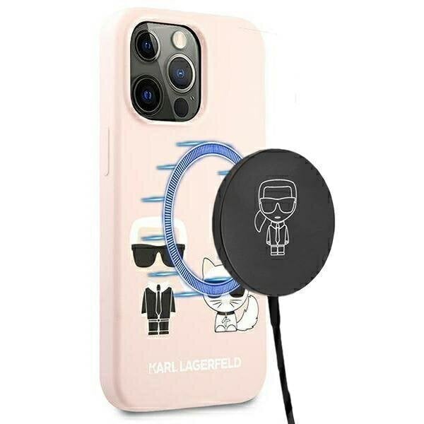 Puhelinkotelo Karl Lagerfeld KLHMP13LSSKCI iPhone 13 Pro / 13 6.1'' hinta ja tiedot | Puhelimen kuoret ja kotelot | hobbyhall.fi