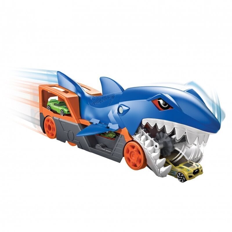 Mattel Hot WheelsCity: Shark Chomp Transporter -leikkisetti (GVG36) hinta ja tiedot | Poikien lelut | hobbyhall.fi