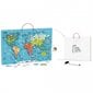 Puinen ripustettava taulu, jossa magneettinen maailmankartta ja tarvikkeet, 106 kpl hinta ja tiedot | Kehittävät lelut | hobbyhall.fi