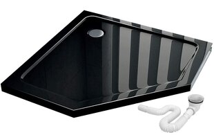 Rea Diamond Black suihkuallas, 80x80, 90x90 cm hinta ja tiedot | Suihkualtaat | hobbyhall.fi
