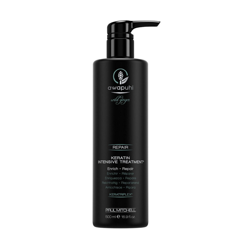 Paul Mitchell Awapuhi Wild Ginger Keratin Intensive hiustenhoitoaine, 500 ml hinta ja tiedot | Hoitoaineet | hobbyhall.fi