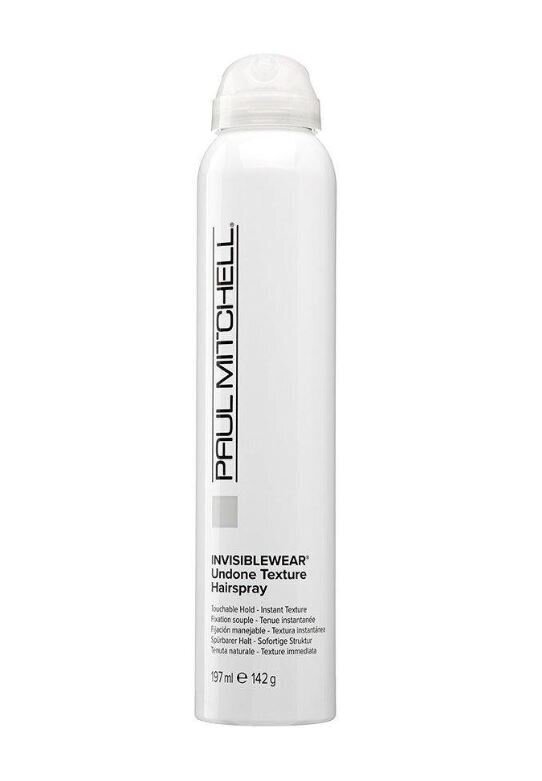 Hairspray Paul Mitchell Invisiblewear Undone Texture, 197 ml hinta ja tiedot | Kampaamotuotteet | hobbyhall.fi