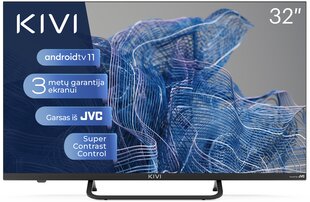 Kivi 32" FHD Android TV 11 Black 32F750NB hinta ja tiedot | Televisiot | hobbyhall.fi