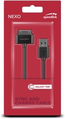 Laturi- ja datakaapeli Speedlink Nexo Galaxy Tab (SL-7503-BK), musta hinta ja tiedot | Kaapelit ja adapterit | hobbyhall.fi