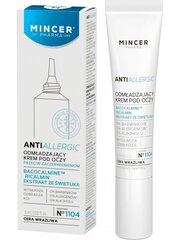 Mincer Pharma Antiallergic No.1104 virkistävä silmänympärysvoide 15 ml hinta ja tiedot | Mincer Pharma Hajuvedet ja kosmetiikka | hobbyhall.fi