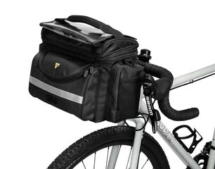 Topeak Tour Guide ohjaustankolaukku DX, 8,1 l, musta hinta ja tiedot | Topeak Urheilu ja vapaa-aika | hobbyhall.fi