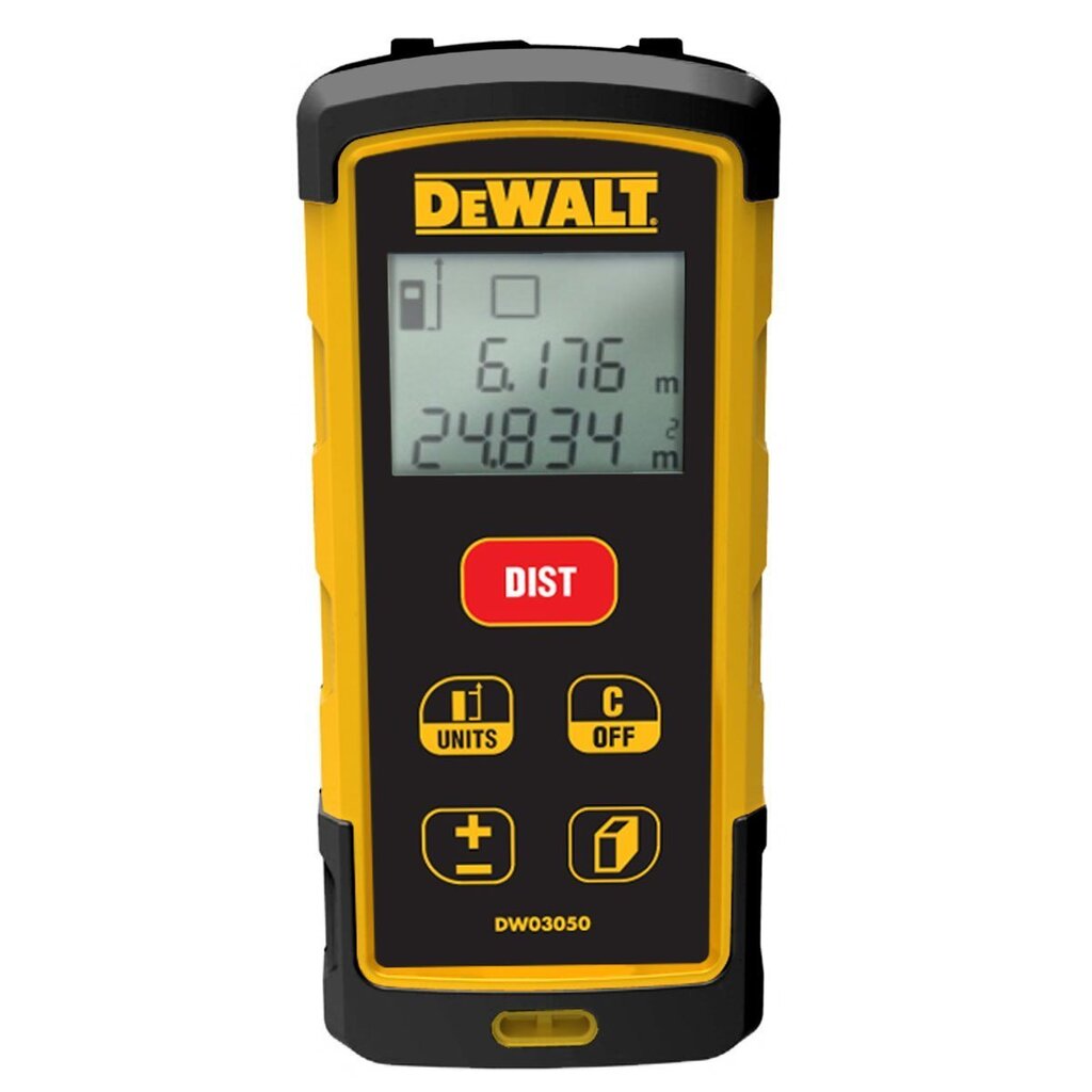 Laseretäisyysmittari Dewalt DW03050 hinta ja tiedot | Käsityökalut | hobbyhall.fi