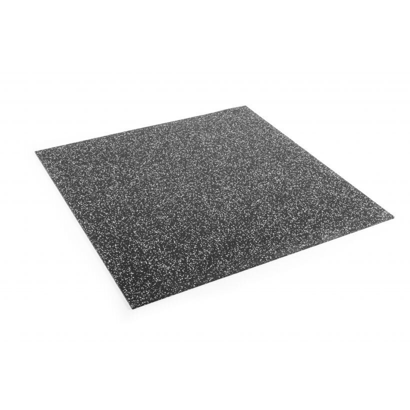 Kumimatto, musta/harmaa 100 x 100 x 0,8 cm hinta ja tiedot | Joogamatot | hobbyhall.fi