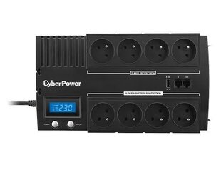 Cyber Power Green Power UPS BR1000ELCD (Schuko) hinta ja tiedot | UPS-laitteet | hobbyhall.fi