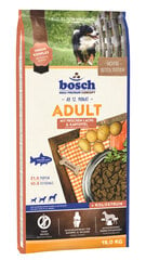 Koiran kuivaruoka Bosch Adult Salmon & Potato (High Premium) 15kg hinta ja tiedot | Koiran kuivaruoka | hobbyhall.fi