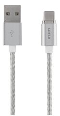 Streetz USBC-1271 -magneettikaapeli, USB C, 1 m, hopea hinta ja tiedot | Puhelinkaapelit | hobbyhall.fi