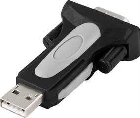 Deltaco UC-232C9, DB-9, USB 2.0, 1m hinta ja tiedot | Kaapelit ja adapterit | hobbyhall.fi