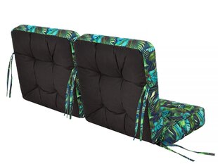 Hobbygarden Venus 3D 2-tyynyn setti 120 cm, vihreän värinen hinta ja tiedot | Istuintyynyt, pehmusteet ja päälliset | hobbyhall.fi