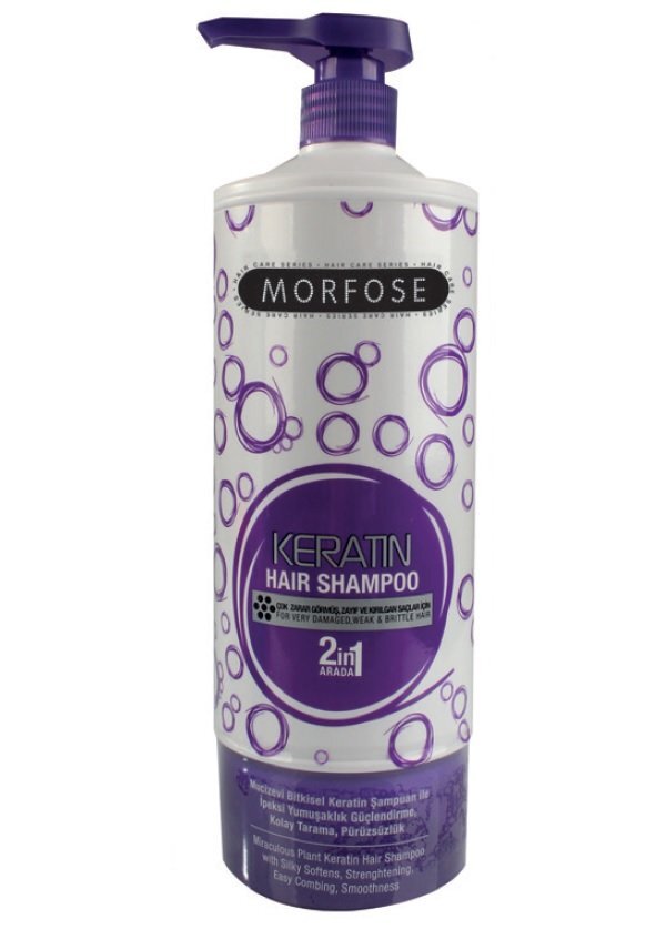 Morfose Keratin -shampoo vaurioituneille hiuksille, 1000 ml hinta ja tiedot | Shampoot | hobbyhall.fi