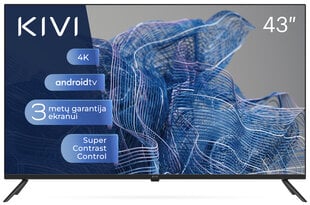Kivi 43" 4K UHD Android TV 43U740NB hinta ja tiedot | Televisiot | hobbyhall.fi