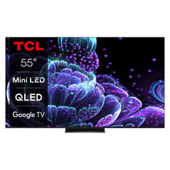 TCL C83 Series 55C835 4K Mini LED QLED Google TV hinta ja tiedot | Televisiot | hobbyhall.fi