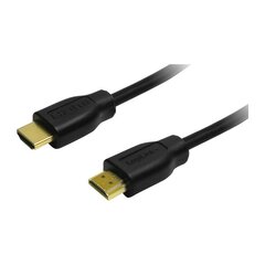 Logilink HDMI A uros - HDMI A uros, 1,4v 1,5 m hinta ja tiedot | Kaapelit ja adapterit | hobbyhall.fi