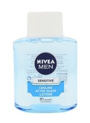 Nivea Men Sensitive Cooling After Shave Lotion 100 ml hinta ja tiedot | Parranajo ja karvanpoisto | hobbyhall.fi