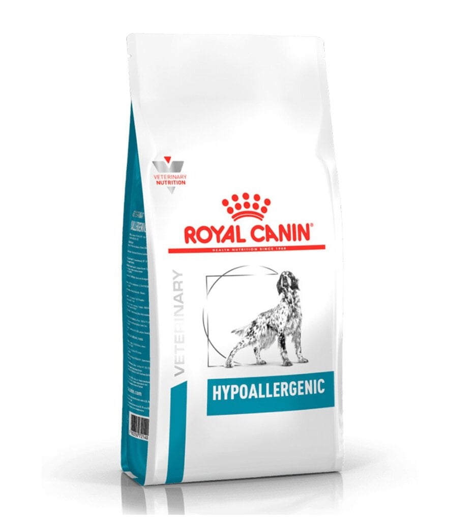 Kuivaruoka Royal Canin Dog Hypoallergenic allergisille koirille, 2 kg hinta ja tiedot | Koiran kuivaruoka | hobbyhall.fi